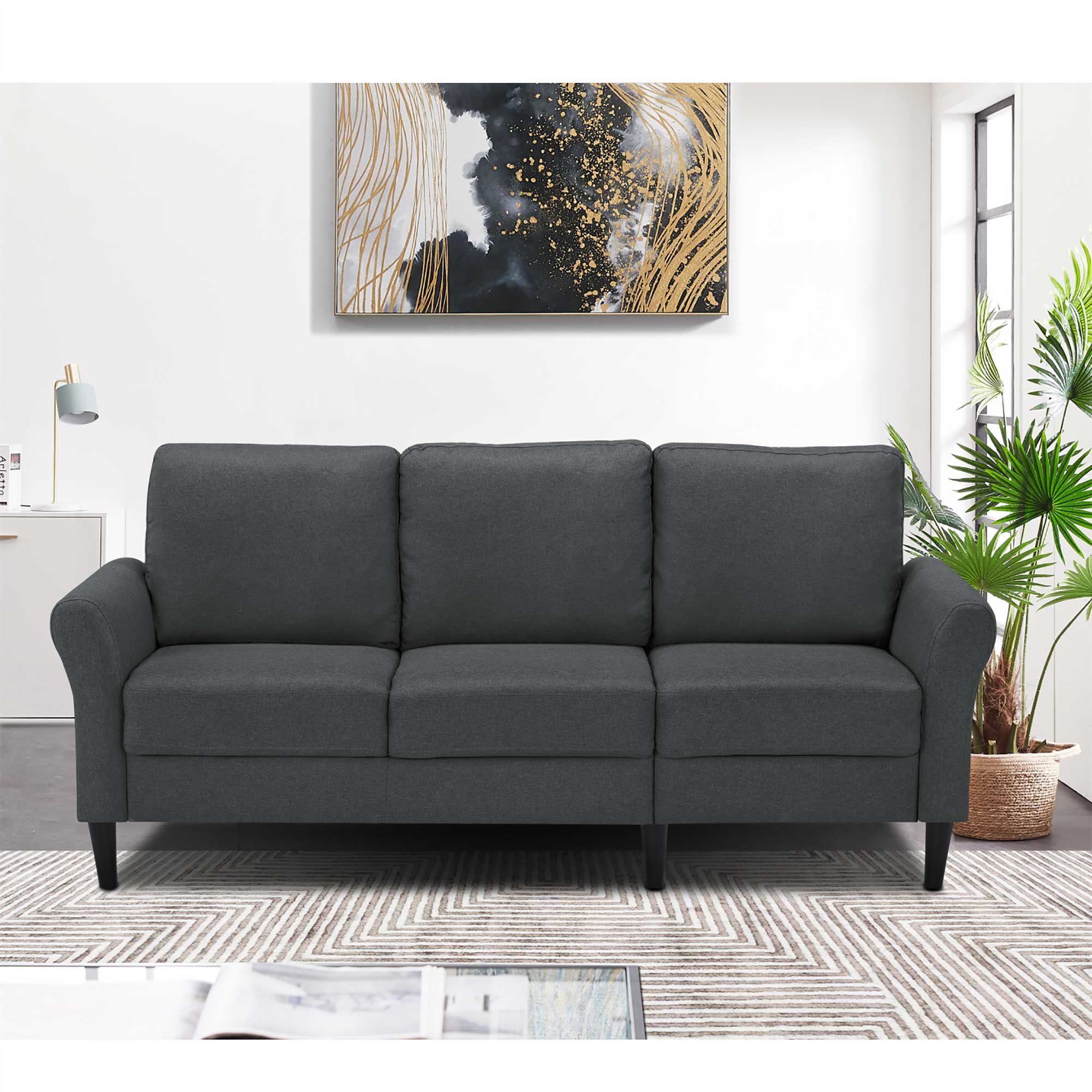 76.7'' Square Arm Sofa