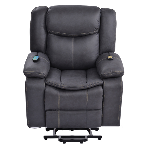 Power Lift Chair for Elderly with Adjustable Massage Function, Recliner Chair with Heating System for Living Room
